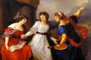 Angelica Kauffmann arts of Music and Painting oil painting artist